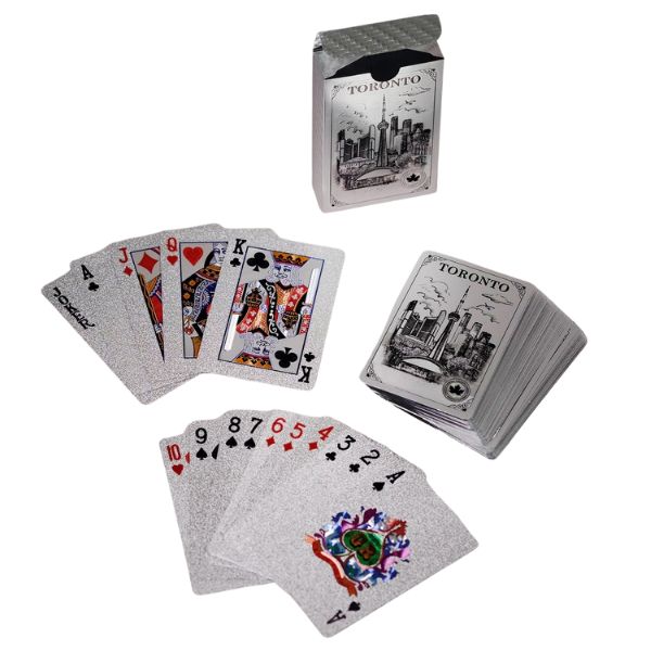 SILVER DECK OF CARDS- TORONTO 