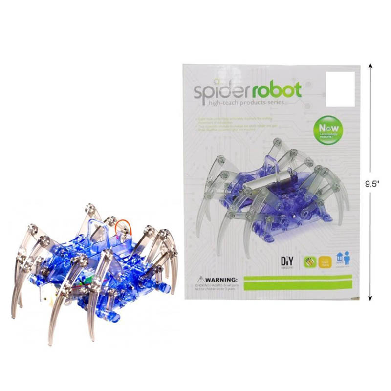 SPIDER ROBOT MOTORIZED 8 LEGS 1 GEAR BOX WITH ON/OFF SWITCH