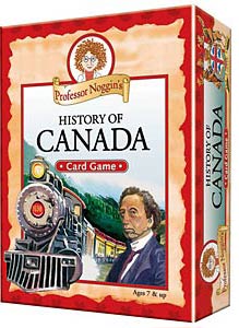HISTORY OF CANADA PROFESSOR NOGGIN'S CARD GAME