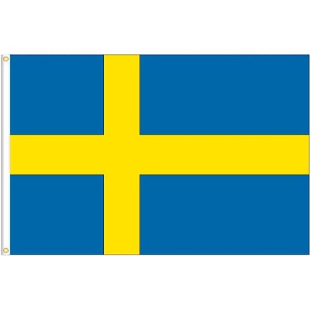 SWEDEN SOUVENIR FLAG 3 X 5FT 