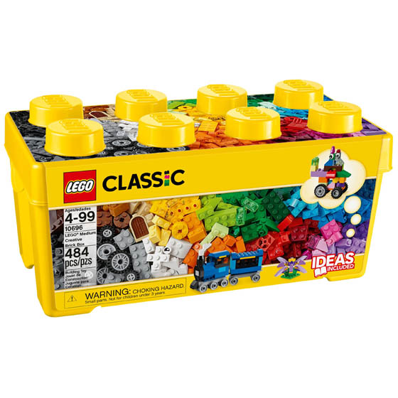 LEGO MEDIUM CREATIVE BRICK BOX CLASSIC 484 PCS/SET