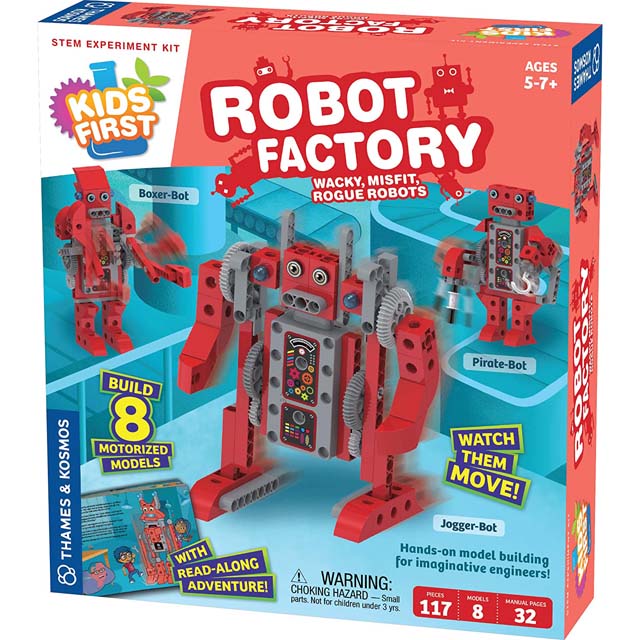 KIDS FIRST ROBOT FACTORY WACKY MISFIT ROGUE ROBOTS