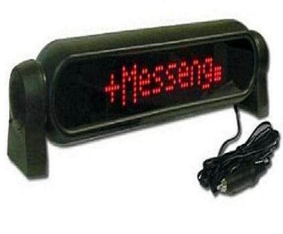 ADVERTISEMENT LED DISPLAY WITH 12V & 120V POWER ADAPTERS