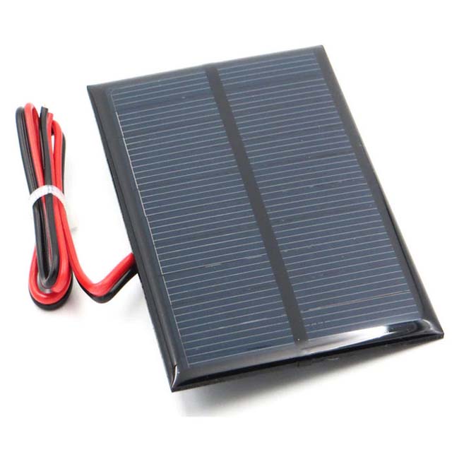 SOLAR PANEL 3.5V 250MA 2.4X4.7IN WITH WIRES