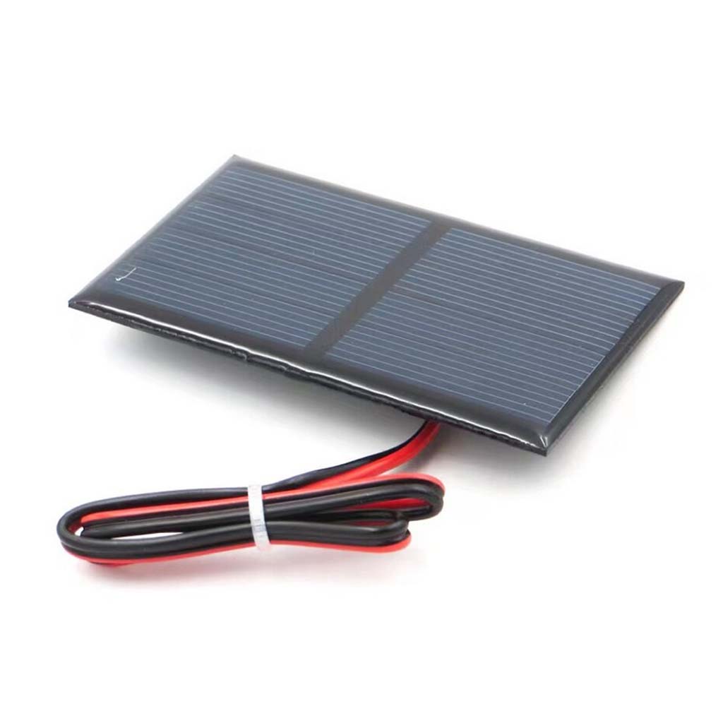 SOLAR PANEL 2V 300MA 1.9X3.1IN WITH WIRES