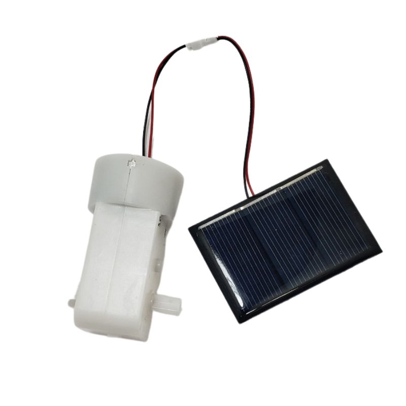 SOLAR PANEL KIT WITH MOTOR 1.5V 167MA 3200RPM GEAR REDUCTION