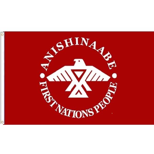 ANISHINAABE SOUVENIR FLAG 3X5FT 