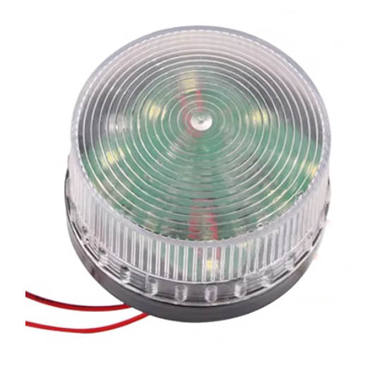 STROBE LIGHT 12VDC CLEAR FLASHING LED LIGHT