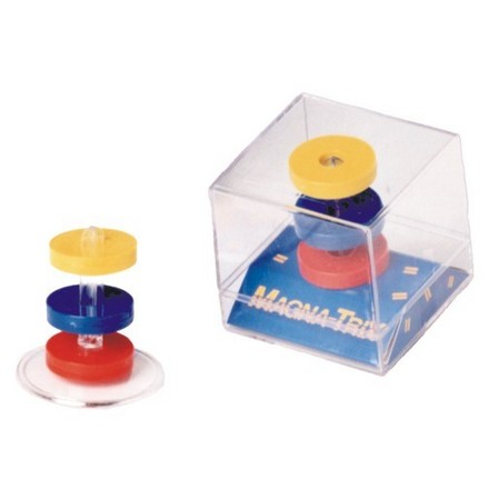 MAGNA-TRIX THREE MAGNET RINGS FLOAT LEARN MAGNETISM