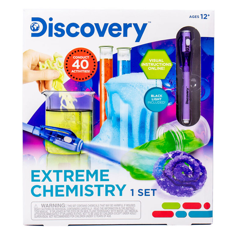 EXTREME CHEMISTRY- DISCOVERY CONDUCT UPTO 40 ACTIVITIES