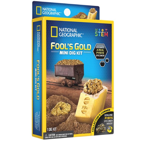 FOOLS GOLD MINI DIG KIT NATIONAL GEOGRAPHIC