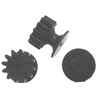 GEAR & PULLEY COMBO FITS 2MM MOTOR SHAFT 12 TOOTH PCS/PKG