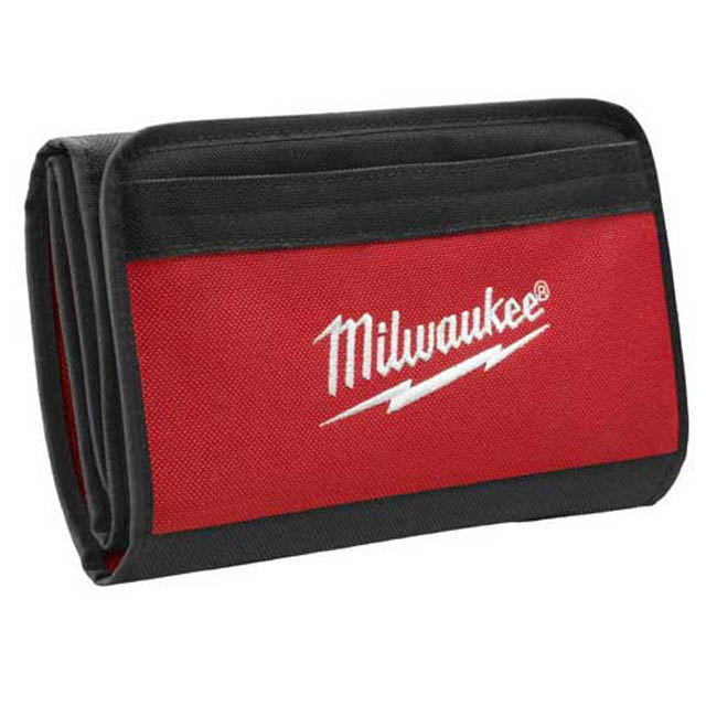 ROLL UP ACCESSORY CASE WITH 5 COMPARTMENTS TOUGH FABRIC.