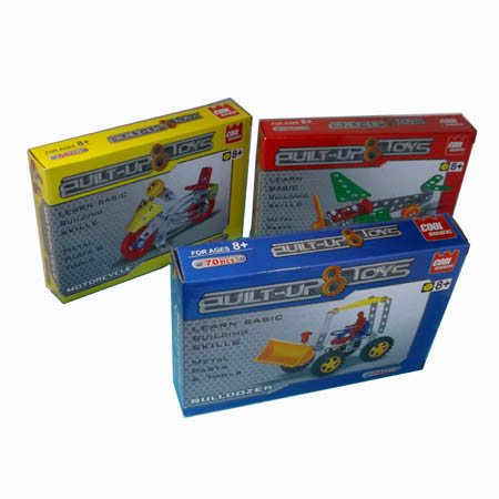 BUILT-UP TOYS METAL PIECES AND TOOLS ASSORTED STYLES