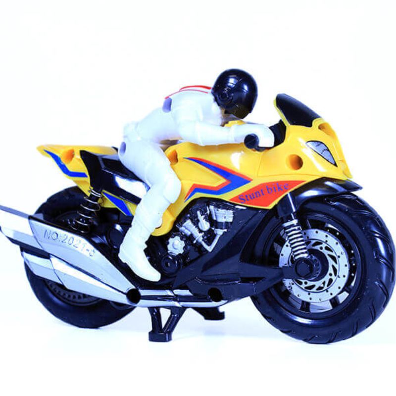 DIE CAST MOTORCYCLE WITH RIDER 5 IN ASSORTED COLORS