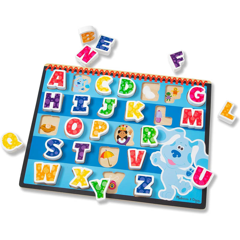 WOODEN CHUNKY ALPHABET PUZZLE 26PCS