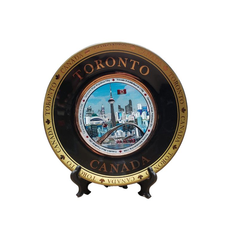 TORONTO SOUVENIR PLATE 6IN 