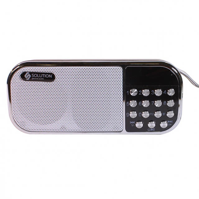RADIO FM MP3 PLAYER PORTABLE WITH BUILT-IN SPEAKER