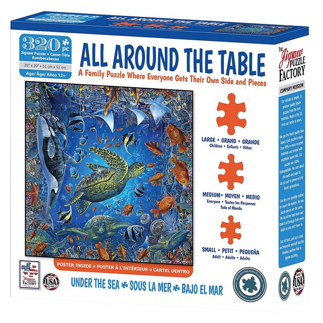 JIGSAW PUZZLE UNDER THE SEA 20X20IN 320PCS