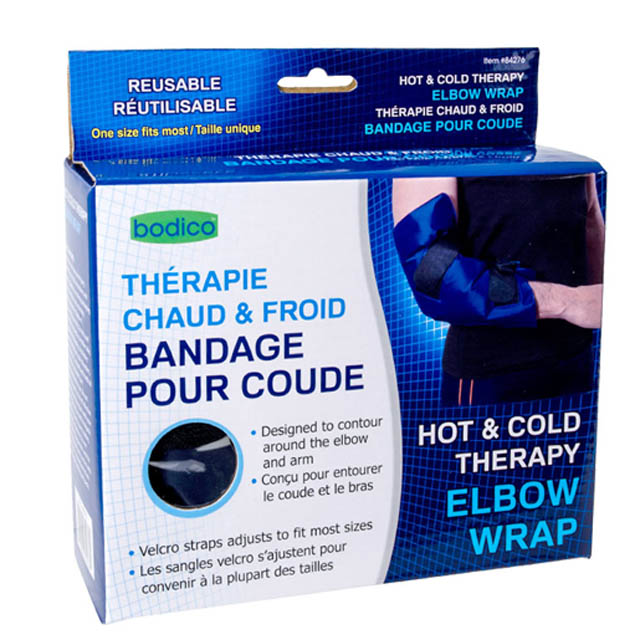 ELBOW WRAP HOT & COLD THERAPY ADJUST TO FIT MOST SIZES