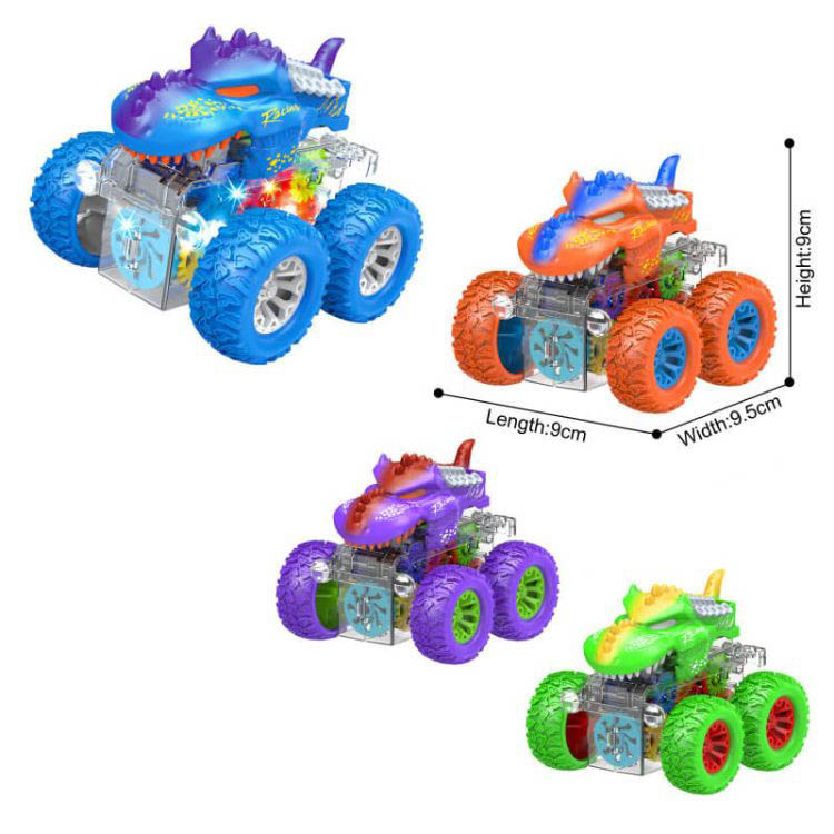 CROCODILE OFF ROAD WITH LIGHT TOY VEHICLE ASSORTED COLORS