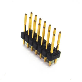 DIPHDR 2.5MM 14P BRST 3/8 GOLD  PCS/PKG