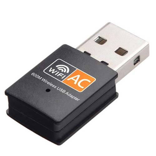 USB WIFI ADAPTER 600MBPS 2.4/5G DUAL BAND DONGLE