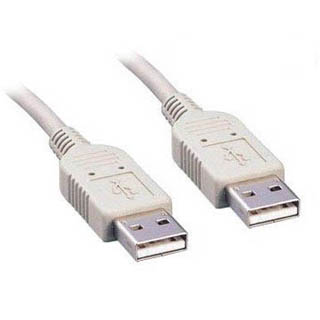 USB CABLE A-A MALE/MALE 6FT BEIGE