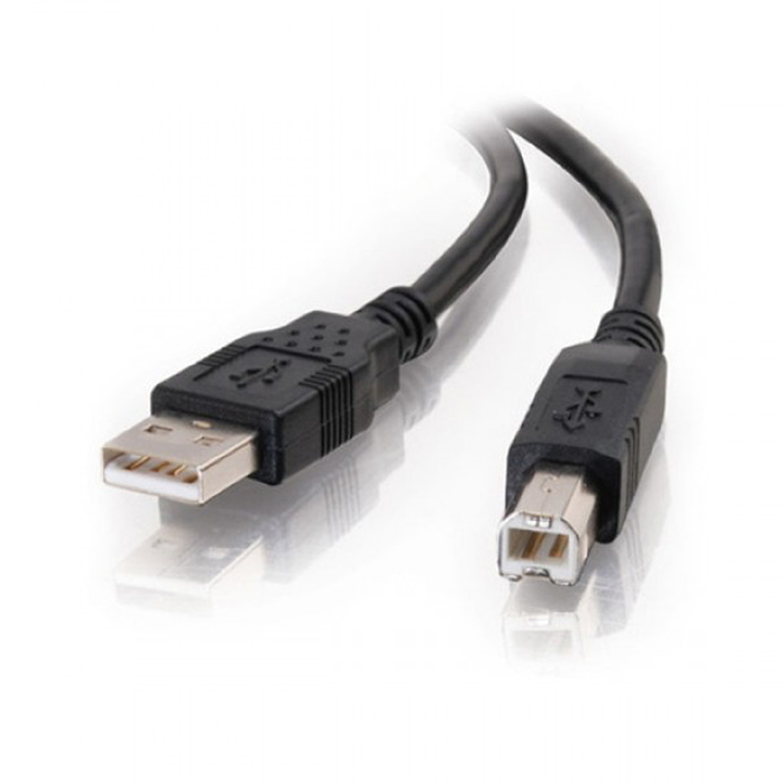 USB CABLE A-B M/M 2.0 1FT 