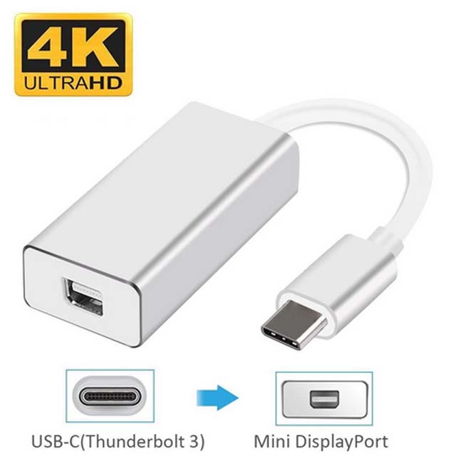 USB C TO MINI DP ADAPTER USB3.1 THUNDERBOLT 3 TO MINI DISPLAY
