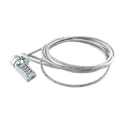NOTEBOOK NUMERICAL CABLE LOCK SILVER