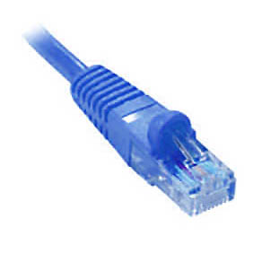 PATCH CORD CAT5E BLU 2FT SNAGLESS BOOT