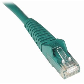 PATCH CORD CAT5E GRN 3FT SNAGLESS BOOT