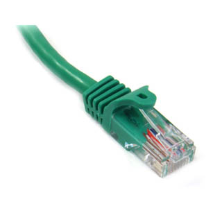 PATCH CORD CAT5E GRN 7FT SNAGLESS BOOT
