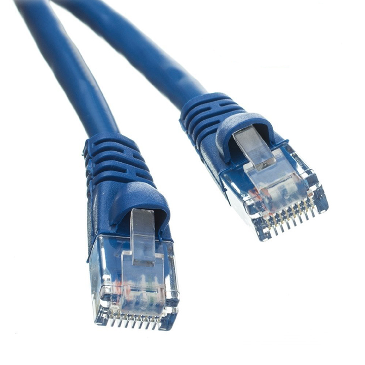 PATCH CORD CAT5E BLUE 15FT SNAGLESS