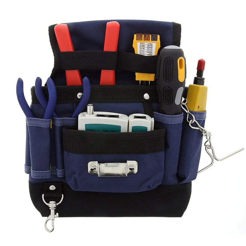 TELECOM INSTALLATION TOOL KIT NETWORK TESTER PUCH DOWN POUCH