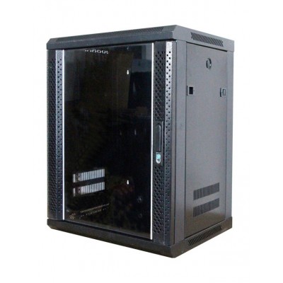 RACK CABINET 12U WALL MOUNT FOR NETWORK A/V 23.6X17.7X25IN