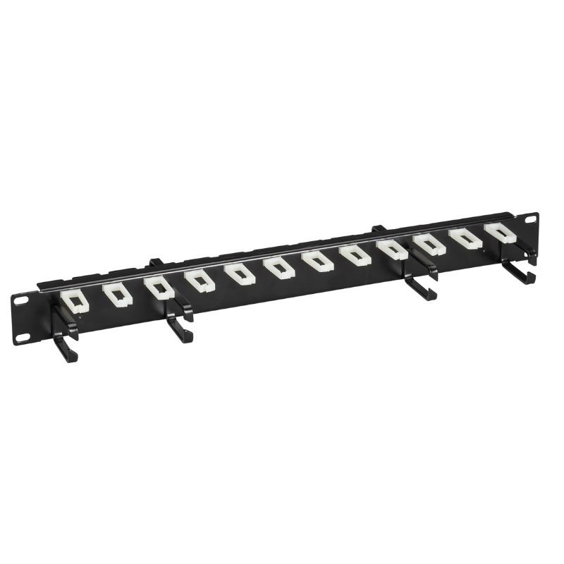 CABLE ORGANIZER 1U HORIZONTAL RACK MOUNTABLE 19IN DOUBLE SIDED