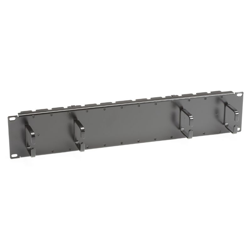 CABLE ORGANIZER 2U HORIZONTAL RACK MOUNTABLE 19IN DOUBLE SIDED