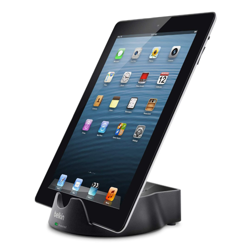 CELL PHONE/TABLET STAND & SURGE PROTECTOR 2 AC & USB OUTLETS