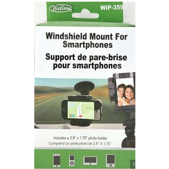 CELL PHONE WINDSHIELD MOUNT FOR SMART PHONES