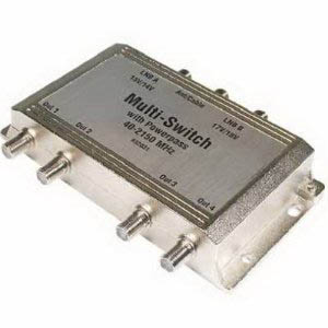 SATELLITE MULTISWITCH 3IN 4OUT SELF POWERED