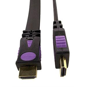 HDMI TO HDMI CABLE FLAT 1.4V 3FT BLK
