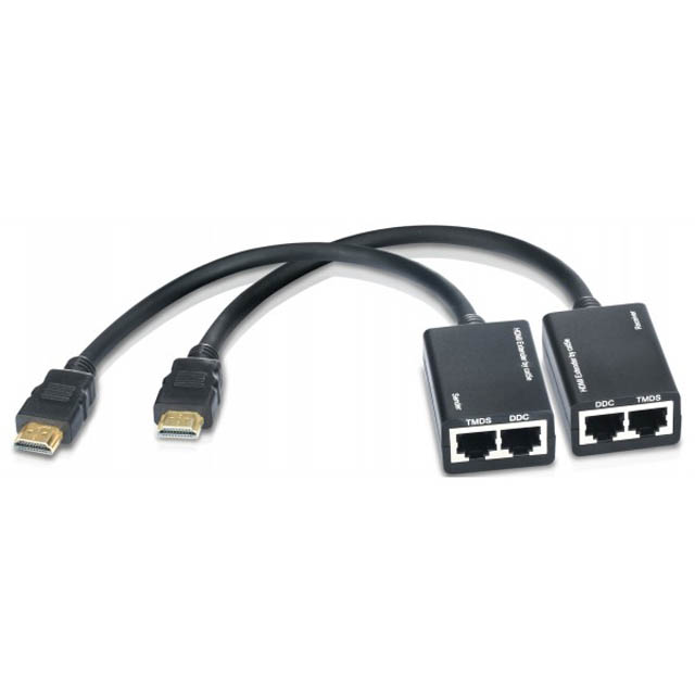 HDMI TO 2XCAT5E/CAT6 EXT 30M 1080P NON-POWERED
