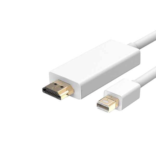 MINI DISPLAYPORT TO HDMI M/M 6FT CABLE WHITE