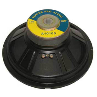 SPEAKER RND 8R 100W MAX 10IN BLK 91DB 28-4KHZ