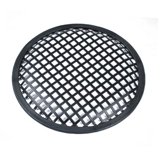 SPEAKER GRILL 12IN BLK METAL 