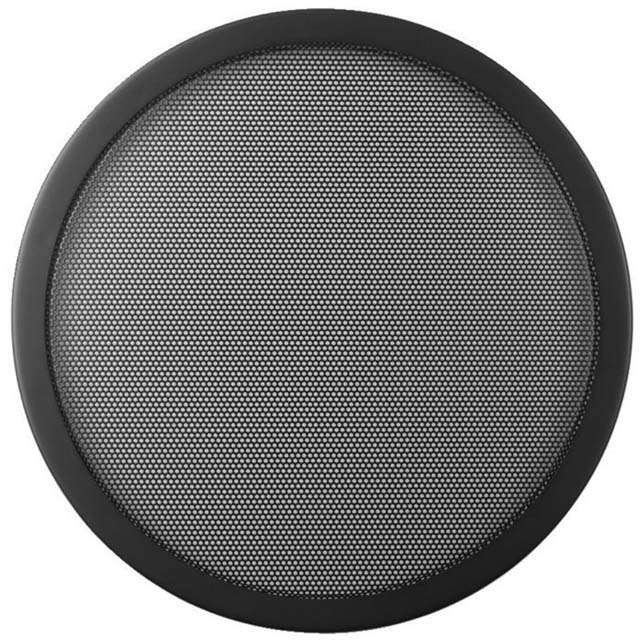 SPEAKER GRILL 8IN BLK METAL MESH 