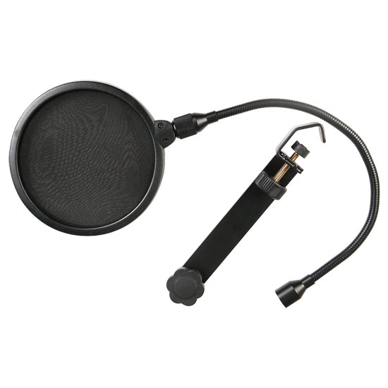MICROPHONE POP FILTER 6IN CLAMP-ON