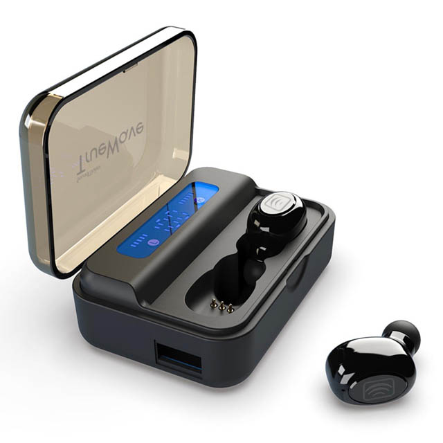 EARBUDS W/USB 1800MAH PORTABLE CHARGER BLUETOOTH
